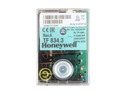 Quemador Honeywell TF 834.3 rev.A de tiro superior, art: 02234GR