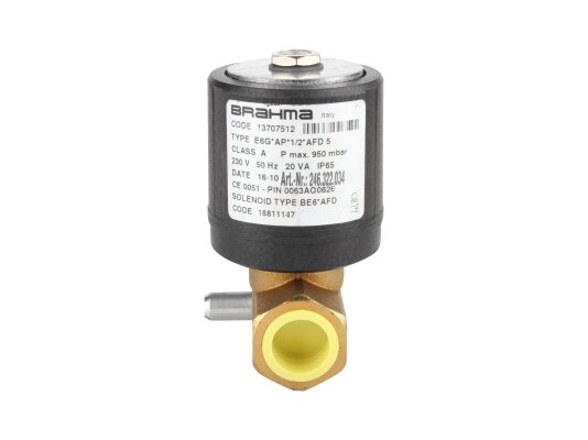 Válvula electromagnética de gas Brahma E6G*AP*1/2*AFD5 13707512