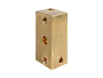 Bloque de distribución Ecoflam 100 x 50 x 40 mm, art: 65321704.