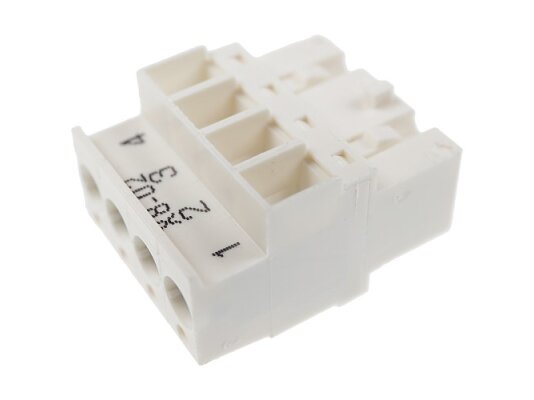 Weishaupt X8-02 conector de 4 pines, art: 716317.