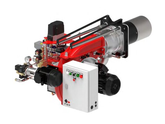 Quemador de gas/diésel FBR K X6/M TL EVO + R. CE-CT DN65-FS65.